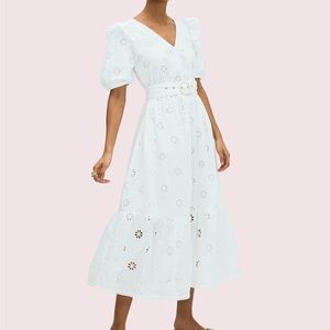 Kate Spade NY Clover Eyelet Dress